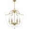 Quoizel Sunday Chandelier 6 Lights Aged Brass SDY5028AB - alternate 2